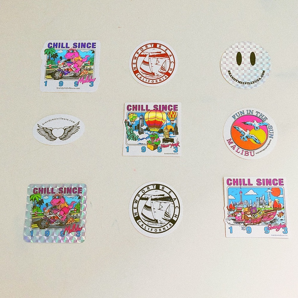 ✨Exclusive Brandy Melville Sticker Collection✨